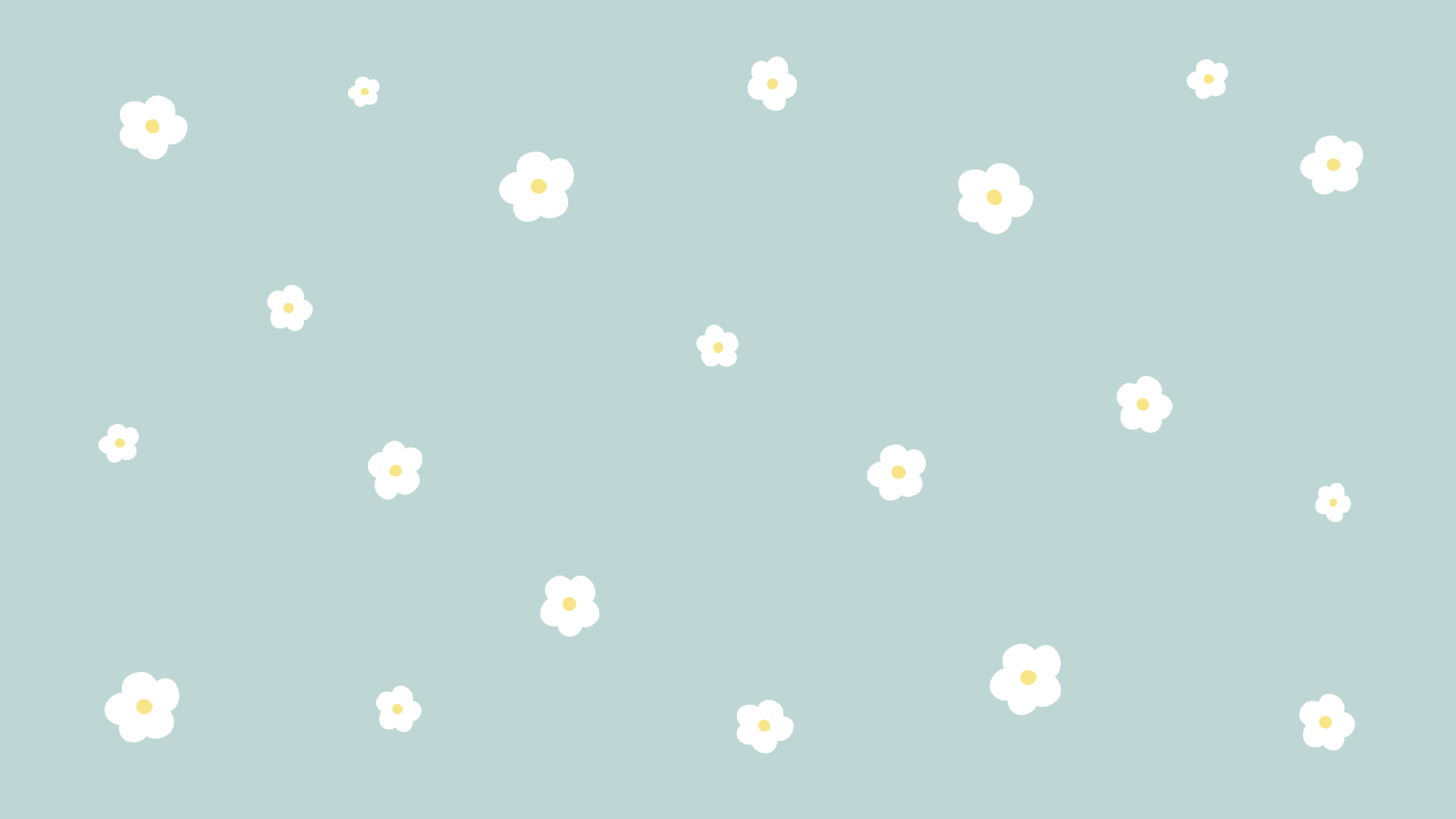 くすみカラーな小花柄の背景 7種 Okumono