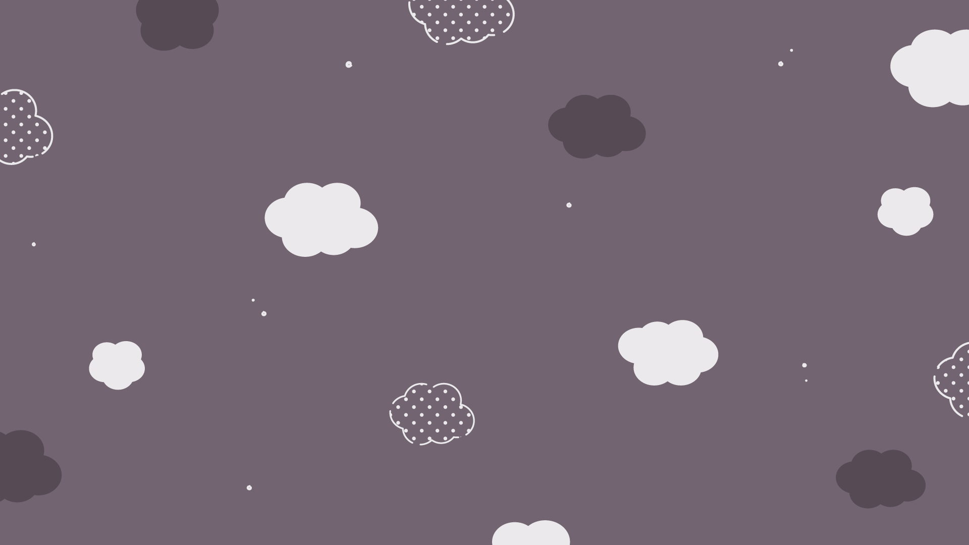 かわいい雲の柄背景 11種 Okumono