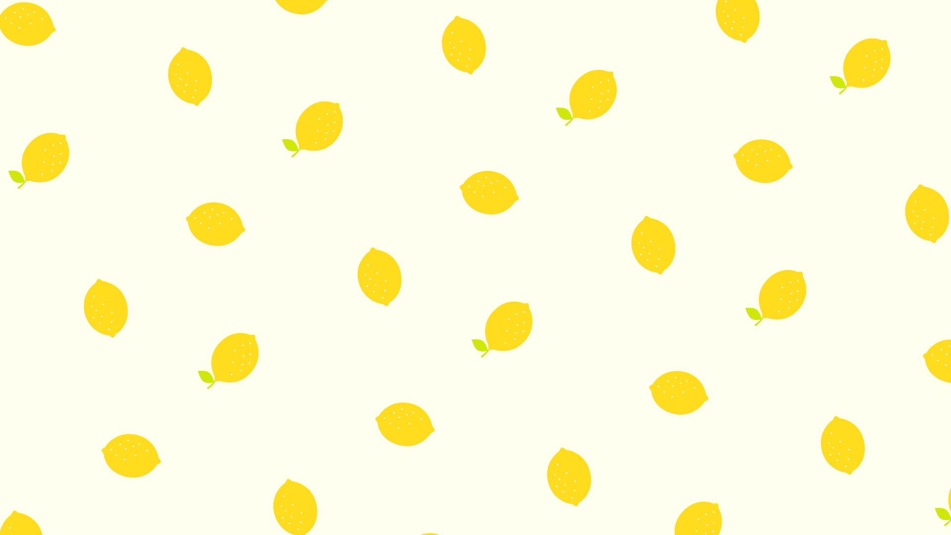 レモンの柄の背景 6種 Okumono