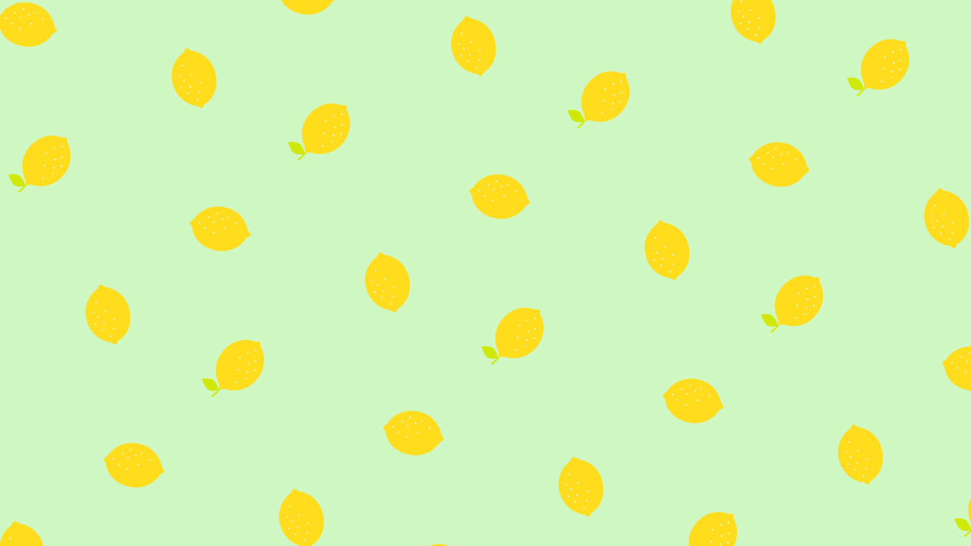 レモンの柄の背景 6種 Okumono