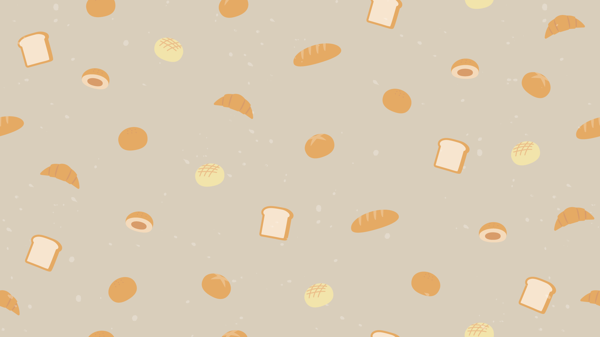 パンの柄の背景 8種 Okumono