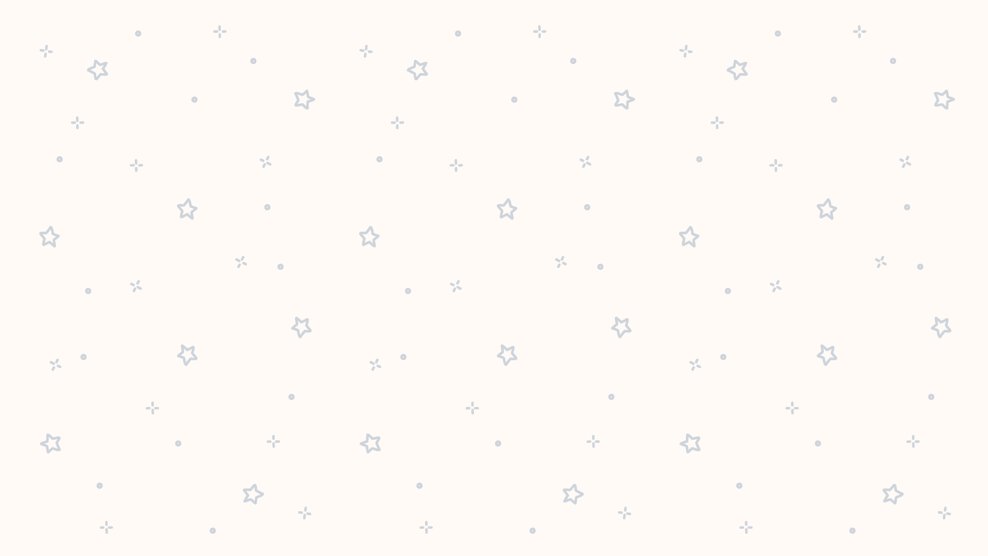 手書き星柄の白背景(5種) | OKUMONO