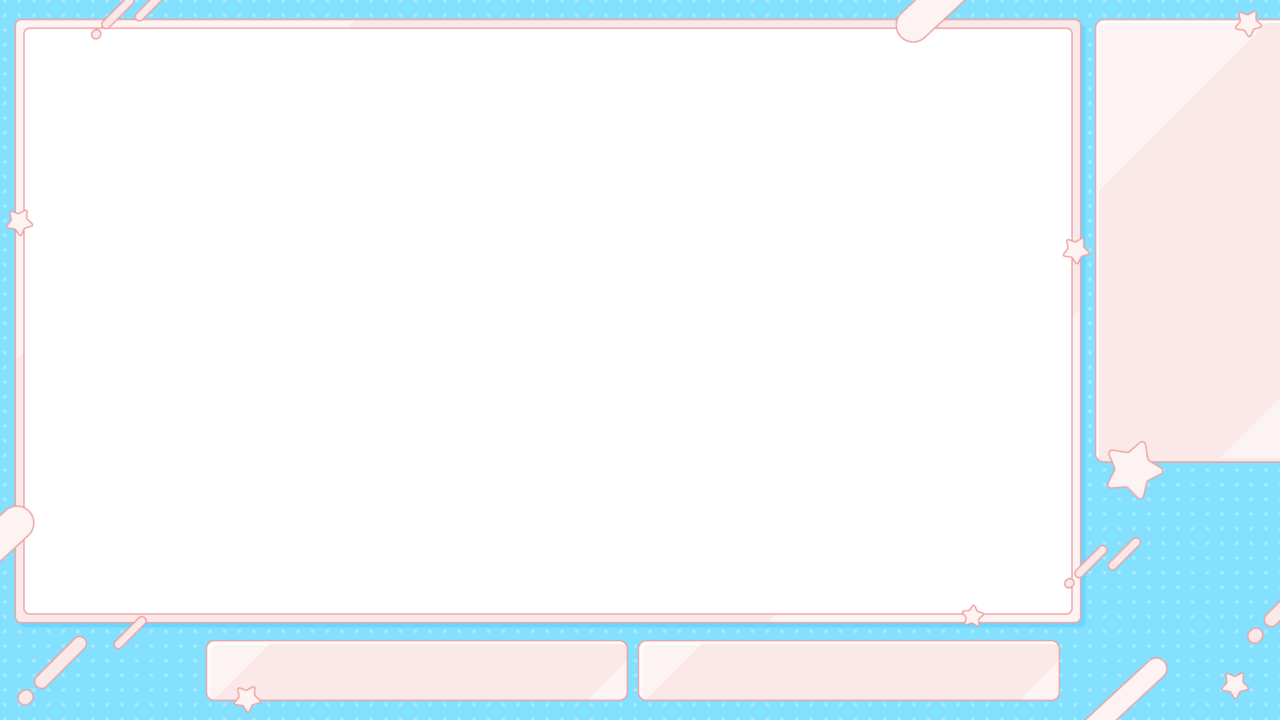 シンプルかわいいゲーム配信画面の背景(20種) | OKUMONO